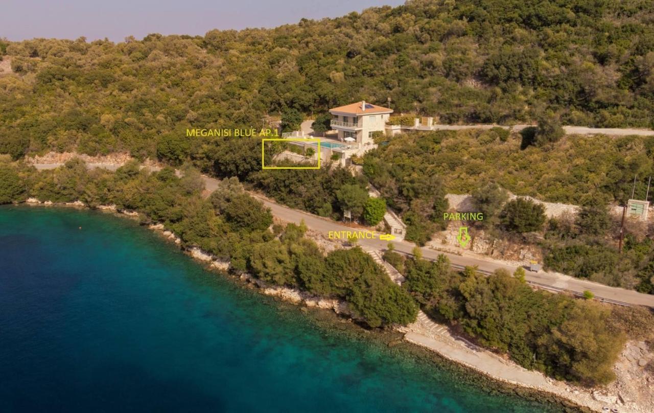Spartokhórion Meganisi Blue Apartment מראה חיצוני תמונה